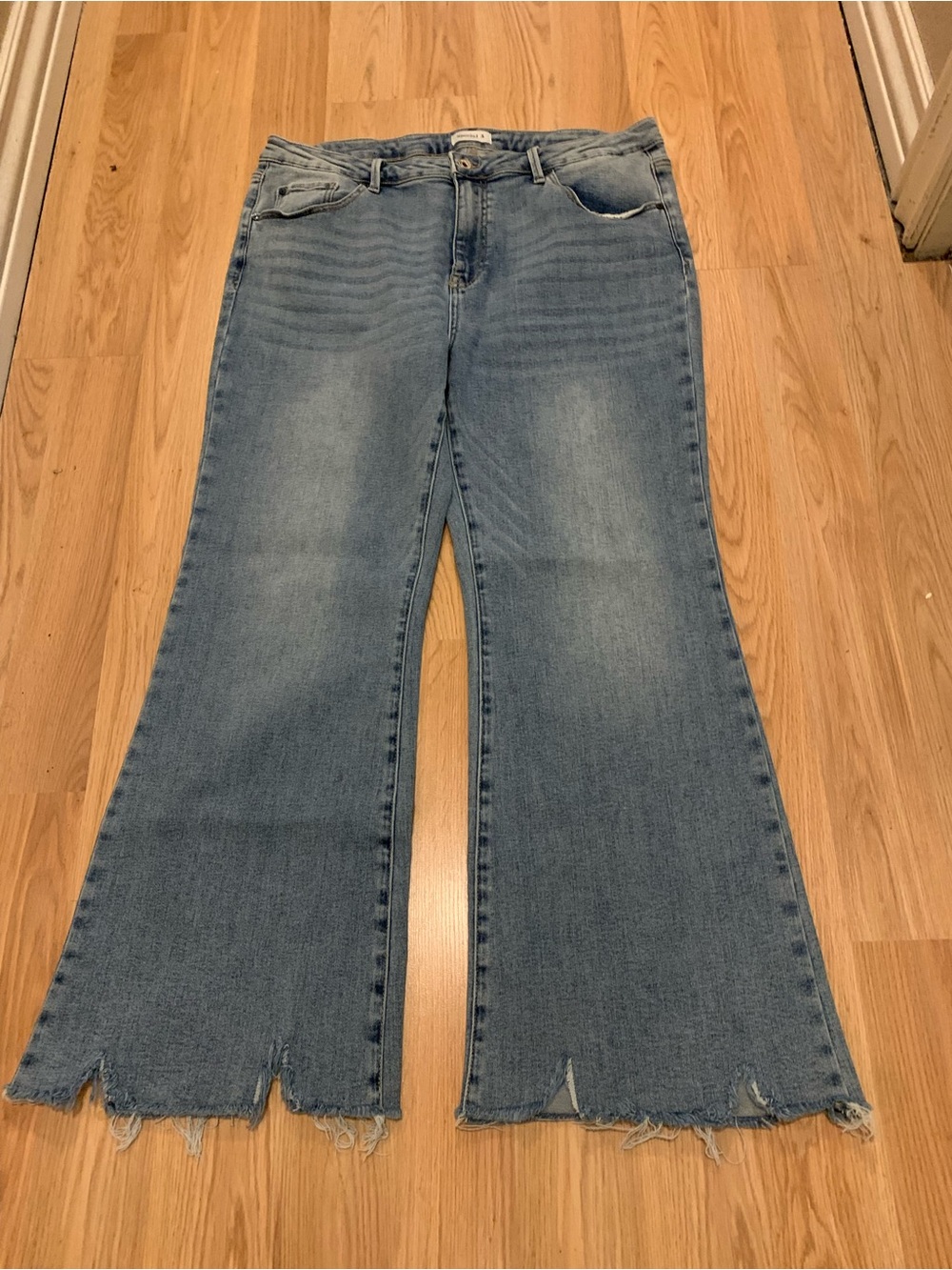 Special A Jeans from Los Angeles Wide Leg Intentionally Faded, Destructed 1Xl